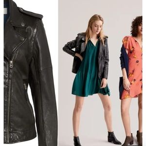 Treasure & Bond leather moto jacket